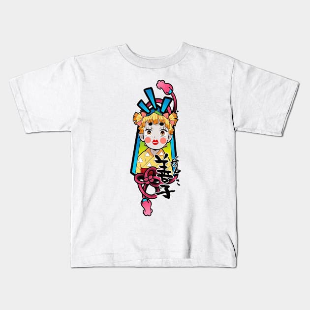 zenitsu Kids T-Shirt by enzo studios